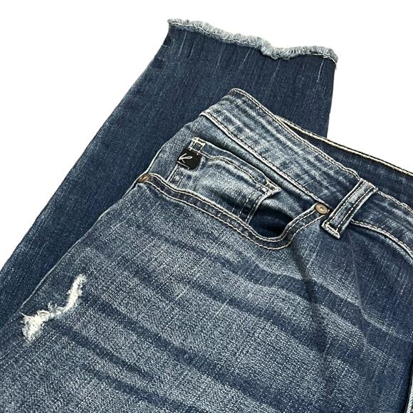 Kan Can (31) Annalise Skinny Distressed Scissor Hem Jeans - Stitch Fix Pants - Picture 12 of 13